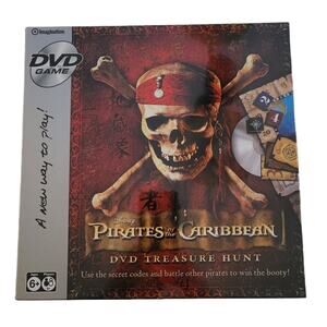Sealed New Disney Pirates of the Caribbean DVD Treasure Hunt Game